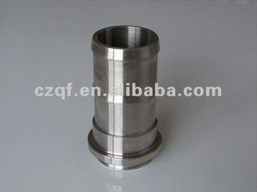 Sanitary stainless steel hose nipple