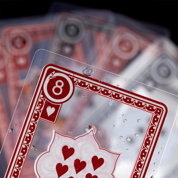 Custom PVC Transparent Playing Cards Manufacturer: Durable, Washable, and Portable