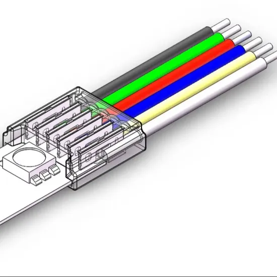 6-PIN LED Connector for RGBWW SMD5050 12mm Smart LED Strip Light