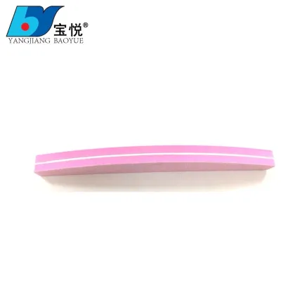Pink Halfmoon Nail Sanding Buffer