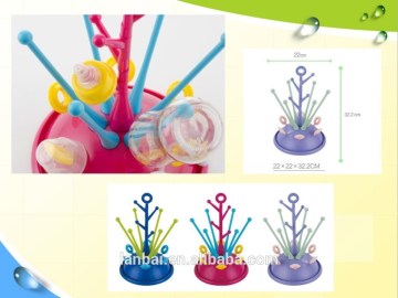 Colorful Baby feeding bottle dryer rack hanger