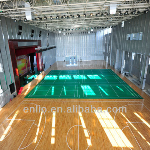 rivestimento per pavimenti per badminton in PVC