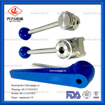 Hygienic Stainless Steel Welded Manual Butterfly Valve