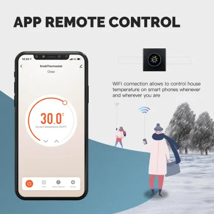 WiFi Smart Home Heating Knob Thermostat