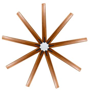 Ventilatori a soffitto in legno per hotel