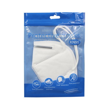 Clear Non-medical KN95 Face Mask Packaging Bag Plastic Mask Bag Custom PE Gravure Printing Disposable Zipper Customized Size