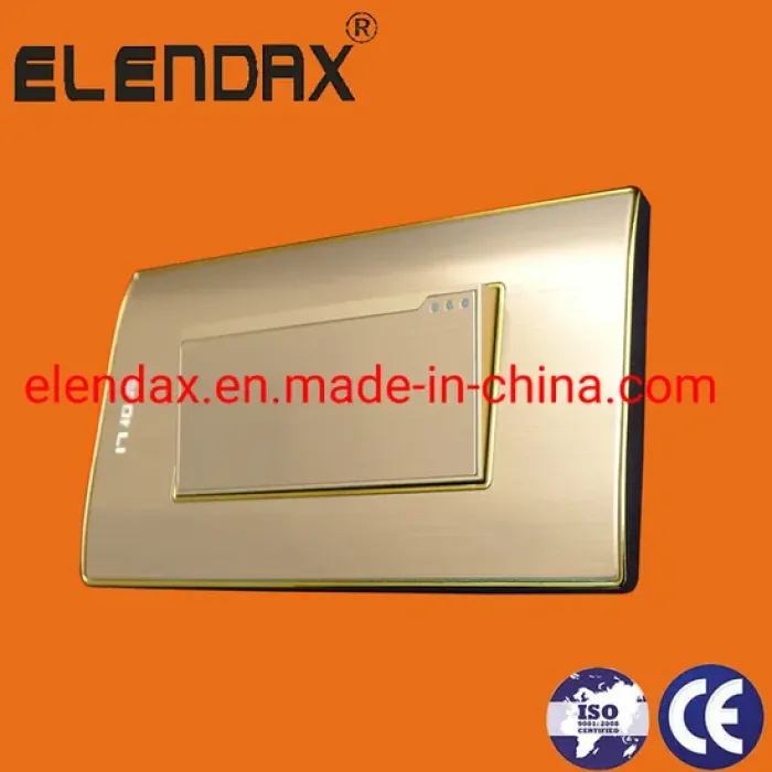 Sakelar Dinding Aluminium Amerika Baru dengan Indikator AL2001