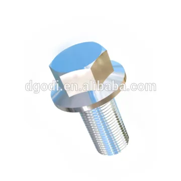 China supplier professional custom m14x1.25 Hex Head Flange Titanium Bolt