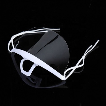 Food Service Transparent Plastic Anti-Fog Mouth Cover