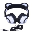 OEM Colorful Glowing LED Panda Ear Headphone