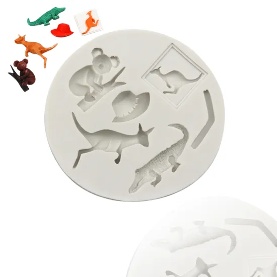 3D Silicone Chocolate Mold: DIY Home Project for Resin and Chocolate Art, Featuring a Reusable Kangaroo Shape Mold