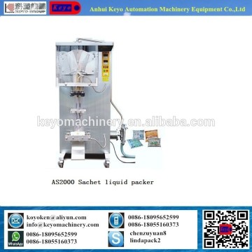 AS2000 sachet water packer/1000ml water filling and sealing machine