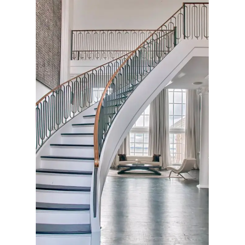 Minimalist Wrought Iron Handrails For Stairs Interior