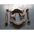 Double Bolt Clamp Zin chapado en