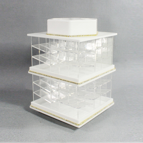 Acrylic Lipstick Spinning Holder Tower