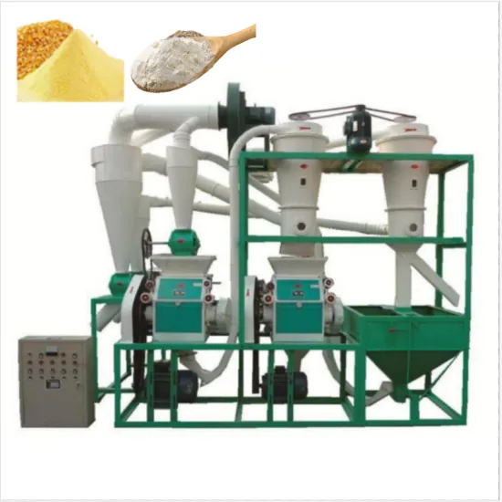 Fully Automatic White Corn Grits Grinding and Maize Flour Milling Production Line