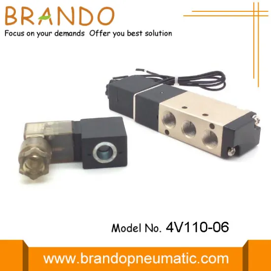 Two-position Five-way G1/8 Pneumatic Cylinder Valve