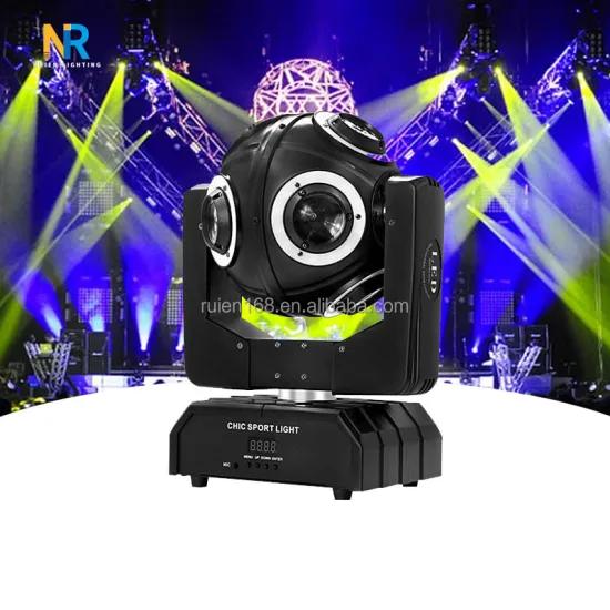 8pcs Stage RGBW 10W Rotation Magic Ball Light 4-in-1 Moving Head Beam Strobe Light