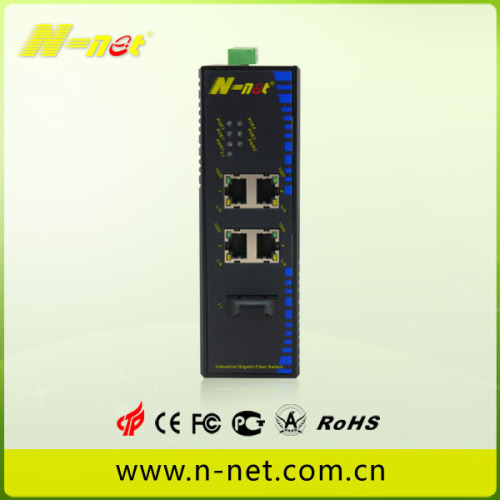10/100/1000m Industrial unmanaged switch with poe