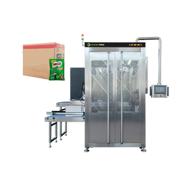 Automatic Cartoning Machine with Pick and Place Robot Arm for Bags and Cases