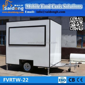 Most popular style mobile kitchen truck/catering van/food caravan truck design