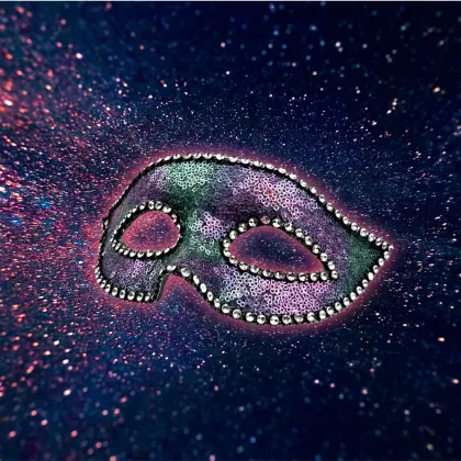 Milky Way Sequin Mask: Carnival Parades Decoration