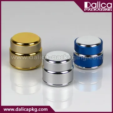 New arrival branded aluminium jar for whitening lotion