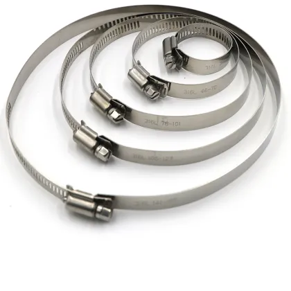 316 stainless steel hose clamp