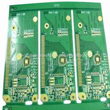 4 Layer PCB Design and Electronic PCB with 1oz Copper Thickness, Green Solder Mask