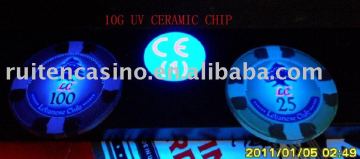 10UV Casino Ceramic Chip,poker chip,ceramic chip,casino chip