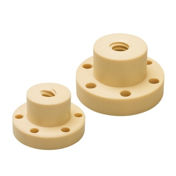 Chemical Resistant Self-Lubricating SNRF Lead Screw Round Flange Nut SNRF-3244HTR20x80R-N12