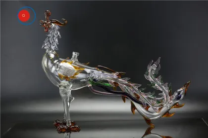 New Design Thermal Resistance Glass Craft Phoenix Revival