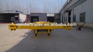 The 3 axis and 12 lock container skeleton semi-trailer (low 40ft/20*2 cargo plane)