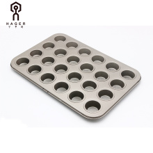 teglia per muffin da 24 tazze in acciaio al carbonio