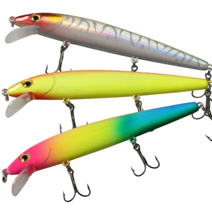 New Arrival 13.5g 12.3cm Hard Bait Sinking Minnow Fishing Lures Crankbaits with 3D Eyes