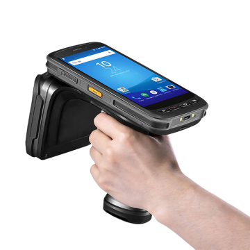 Long Range Impinj E710 Chip Android 11 Χειροποίητα uhf rfid tag reader και scanner barcode