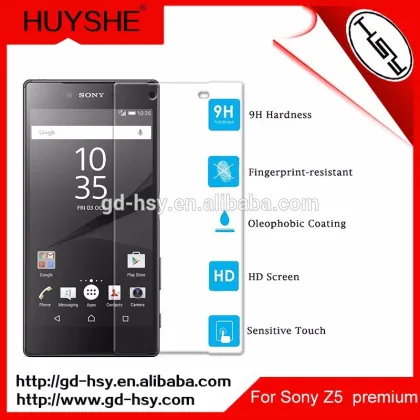2016 Hot Product for Sony Phone Protector 0.3mm Screen Film Tempered Glass with Packaging for Sony Xperia Z5 Compact