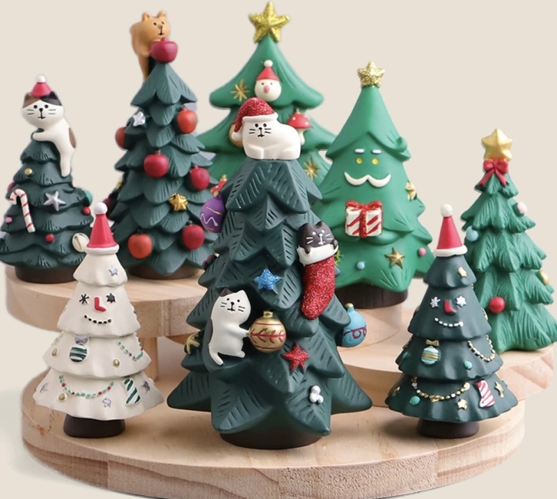 CSCC 2025 New Small Christmas Tree Ornaments