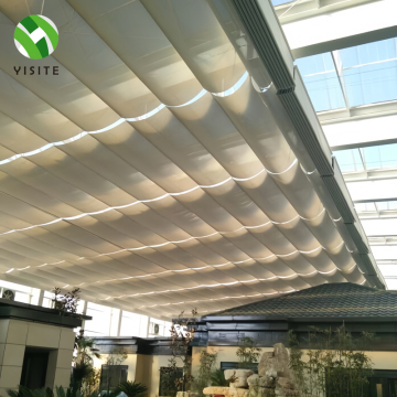 YST personalizzato lucernario elettrico retrattile per decorazione moderna e ombreggiatura del sole