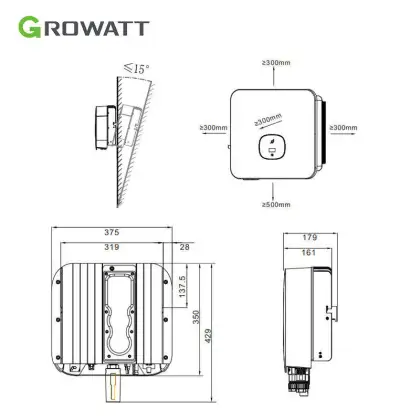 Sungrow PV1800 VHM Series 2000W-5000W High Frequency Inverter with Built-in 60/80A MPPT Charger