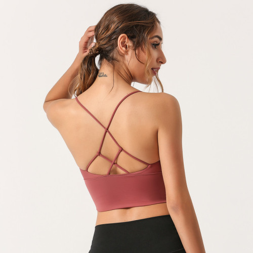 Fitness Esercizio atletico Reggiseno da corsa Yoga Tops