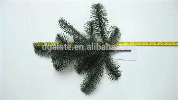 plastic decoration 40cm long Artificial plant 3 branches 25 heads pine glitter leaf ESSZ11 1901