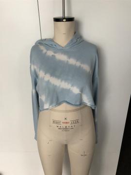 Short style hooded casual hoodie