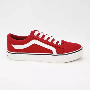 2021 canvas side strap design colorful Vulcanized Shoes