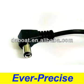 2.5mm dc cable right angle dc power cable 24V
