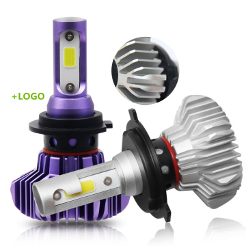 55W Fanless LED Headlamp Bulb Kit: H11, H7, H4, S9 LED Headlights