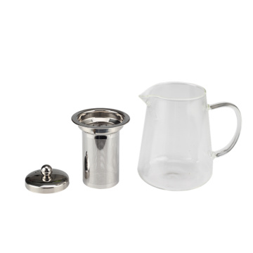 Hot SellProfessional Heat ResistantGlass Tea Pot WithInfuser