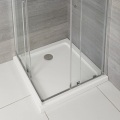 90x90 ABS White Portable Shower Tray