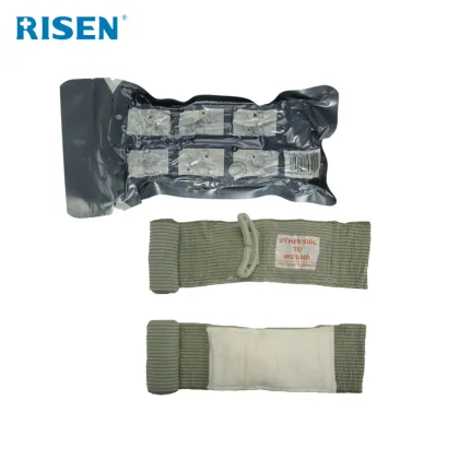 Factory Wholesale Emergency First Aid Compression Bandage/Combat Medic Bandage/ankle bandage
