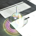 Космическая цветная прозрачная ручка хрустальная пение миска